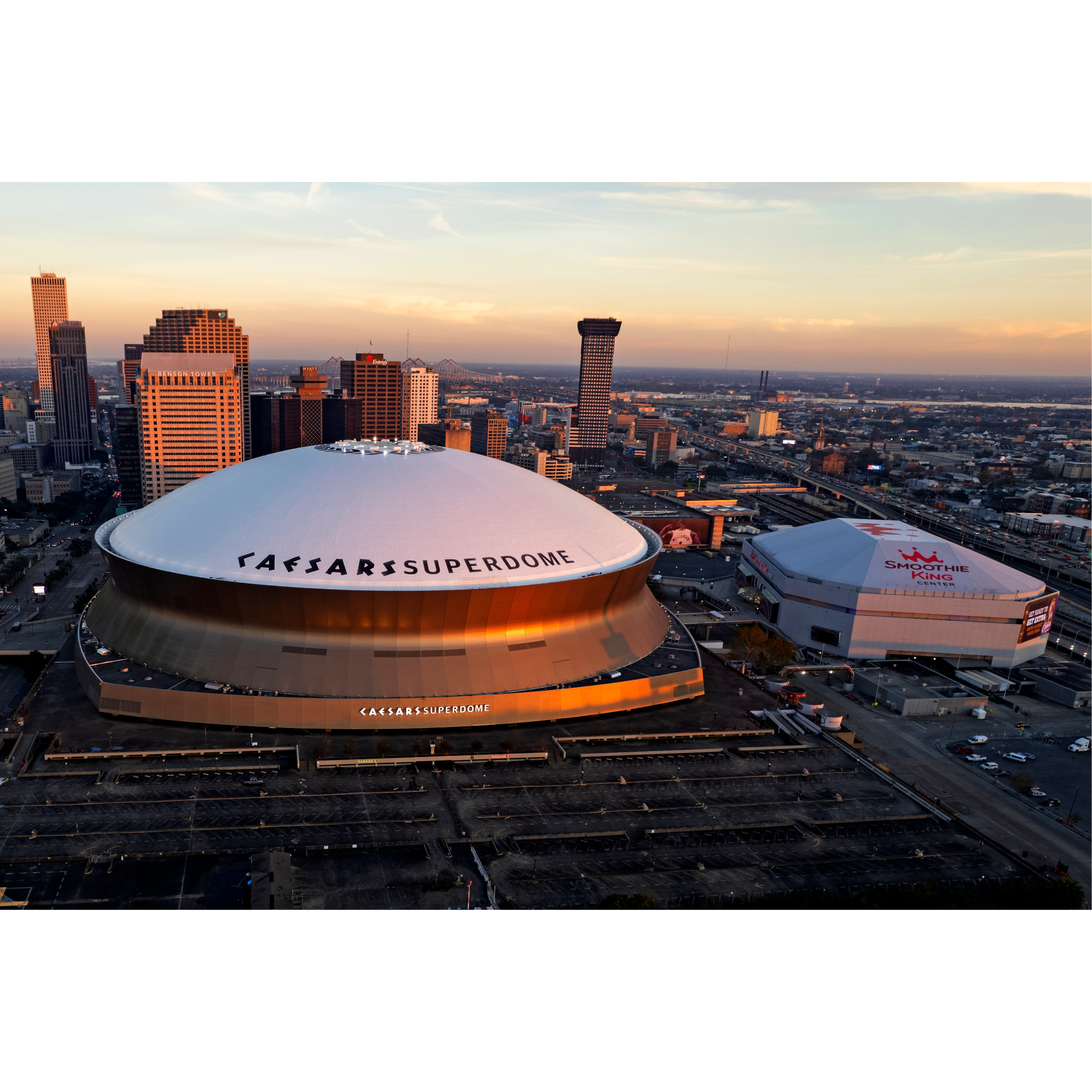 Caesars Superdome and Smoothie King Center Caesars Superdome and Smoothie King Center