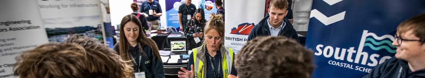 Last few exhibitor tables for the Seawork Careers Fair Last few exhibitor tables for the Seawork Careers Fair