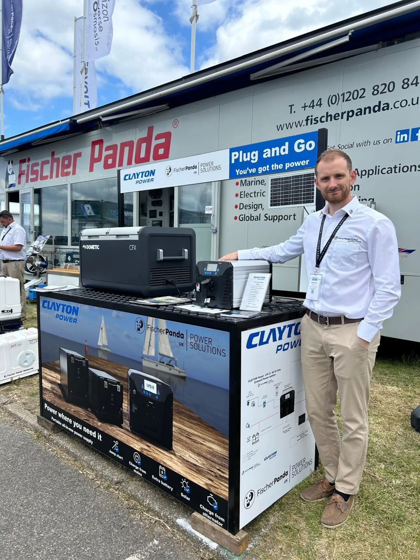 Fischer Panda’s UK launch of Clayton all-in-one power system Fischer Panda’s UK launch of Clayton all-in-one power system