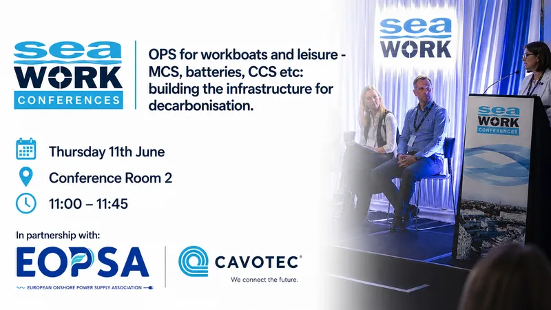 OPS for workboats and leisure - MCS, batteries, CCS etc: building the infrastructure for decarbonisation
