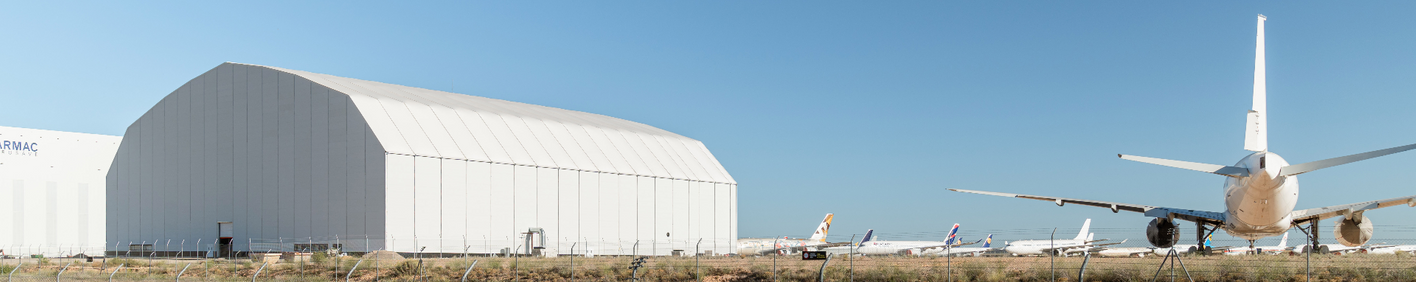 Spantech Completes A380 MRO Hangar for Tarmac Aerosave in Teruel, Spain Spantech Completes A380 MRO Hangar for Tarmac Aerosave in Teruel, Spain