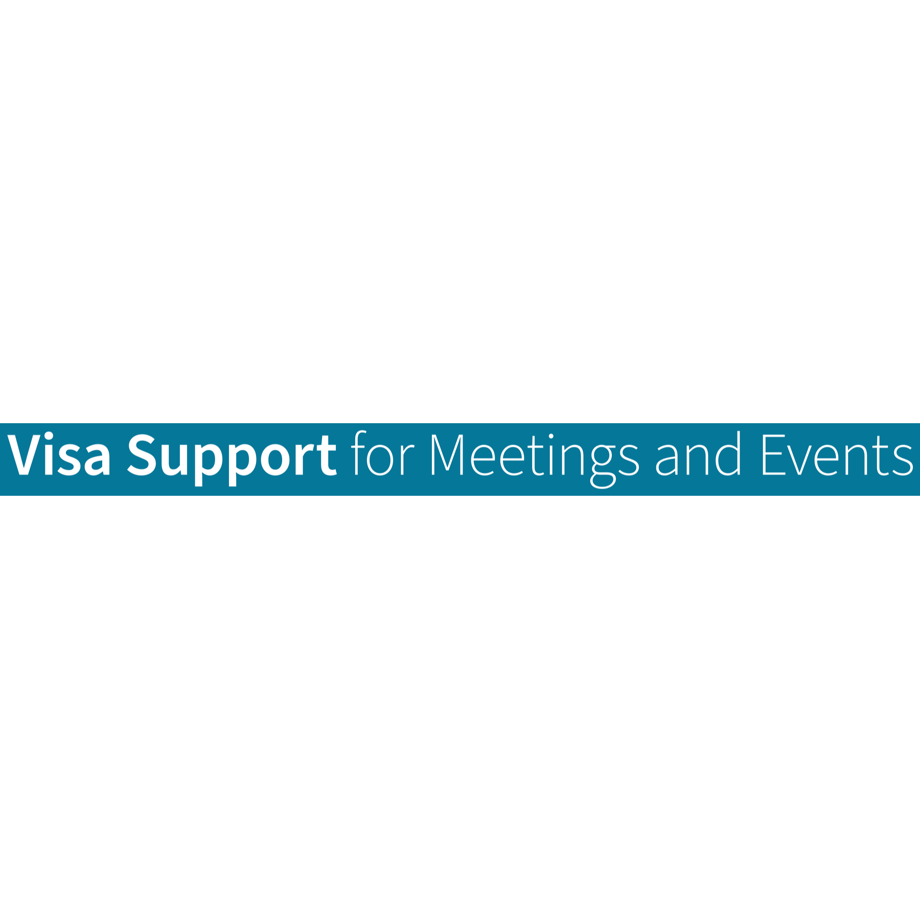 Visa Support for Meetings and Events