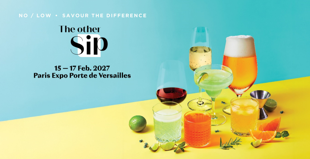 Assortment of low and no-alcohol drinks — Be No at Wine Paris