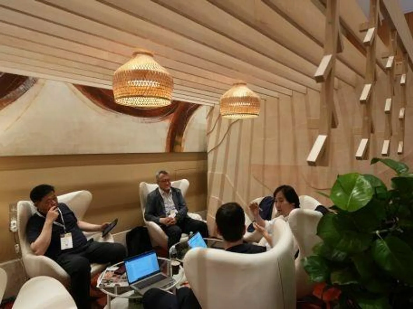 Exclusive lounge area reserved for hosted buyers at Vinexpo Asia