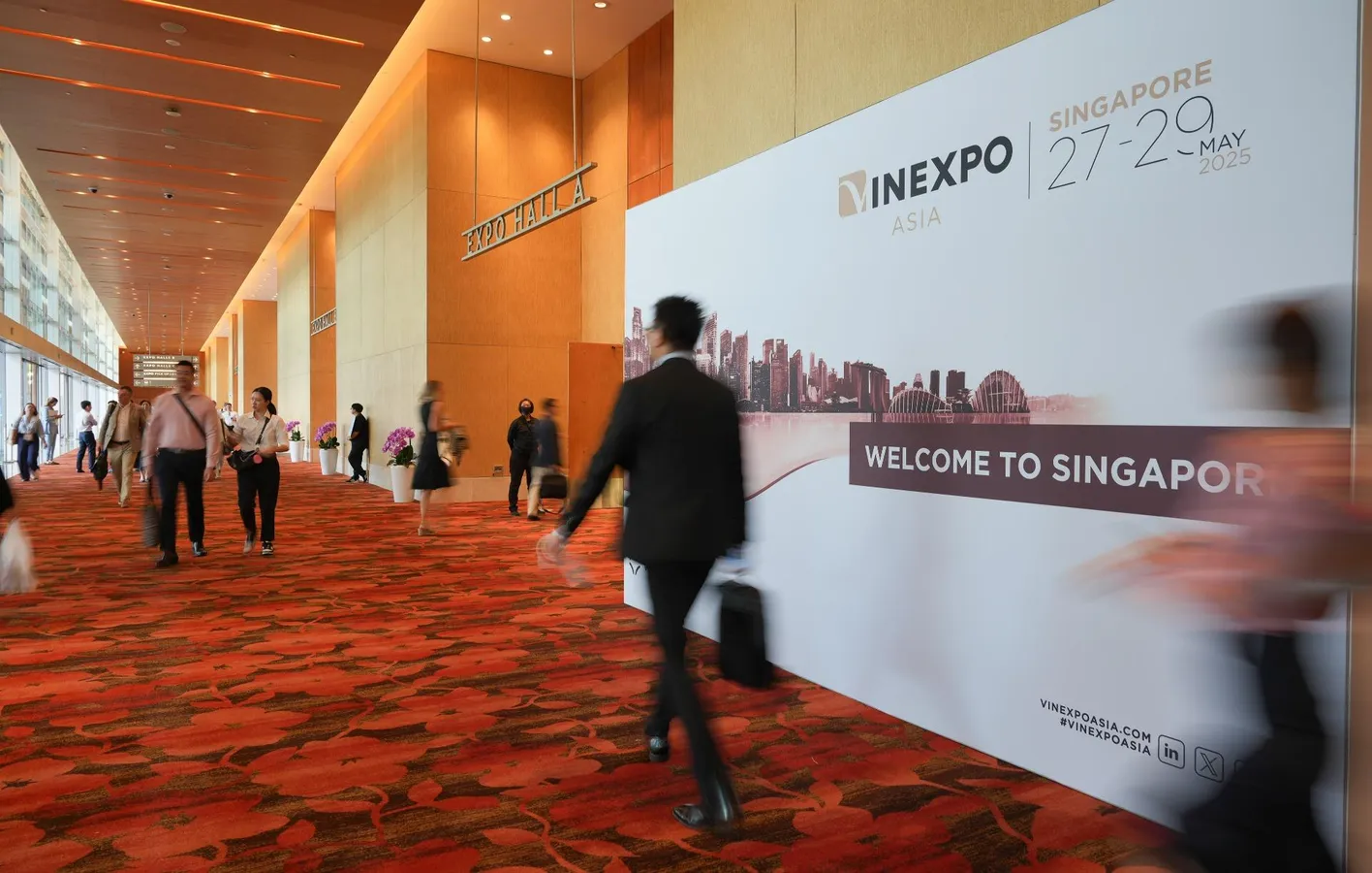 Entrance at Vinexpo Asia