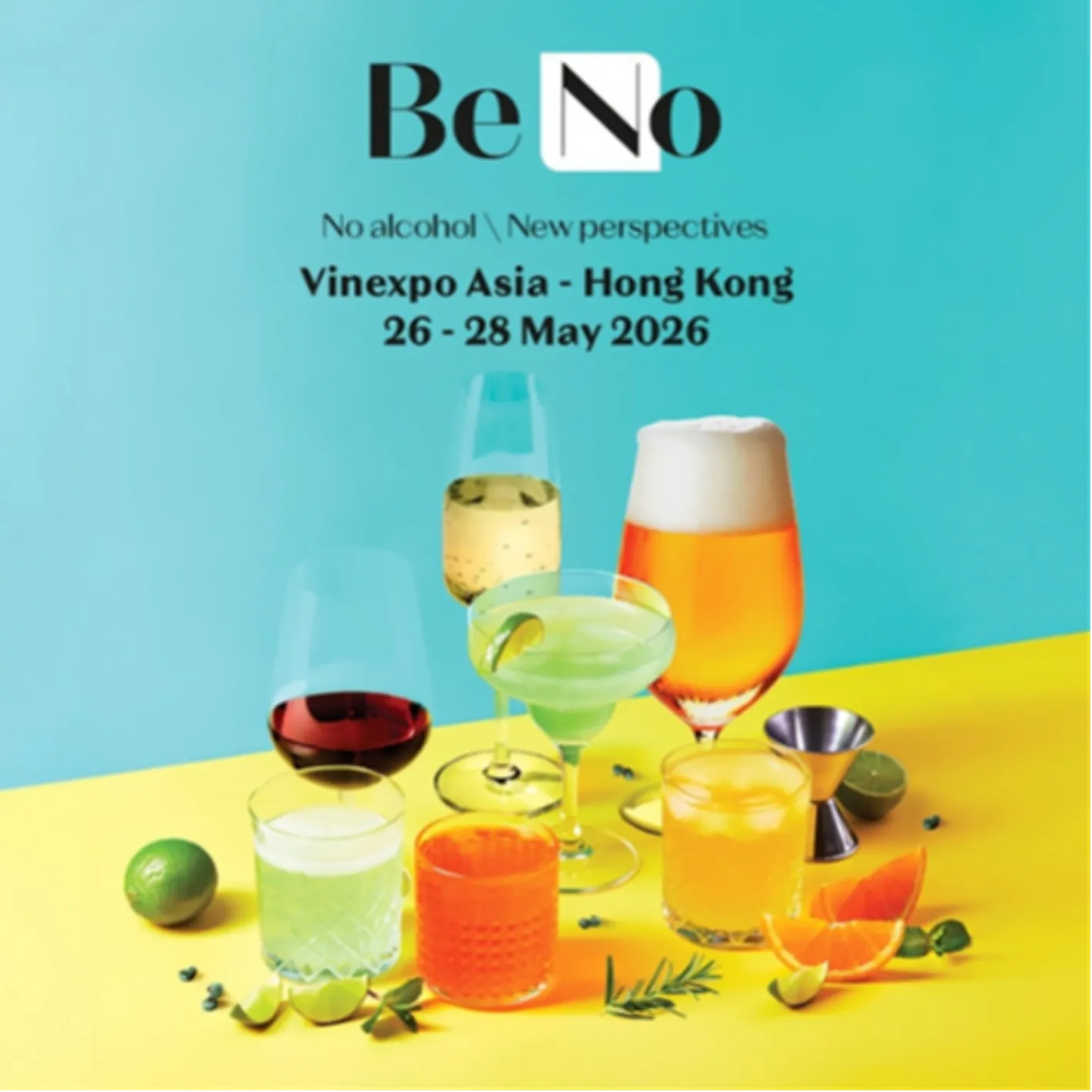 Be No 2026 promotional visual with event dates