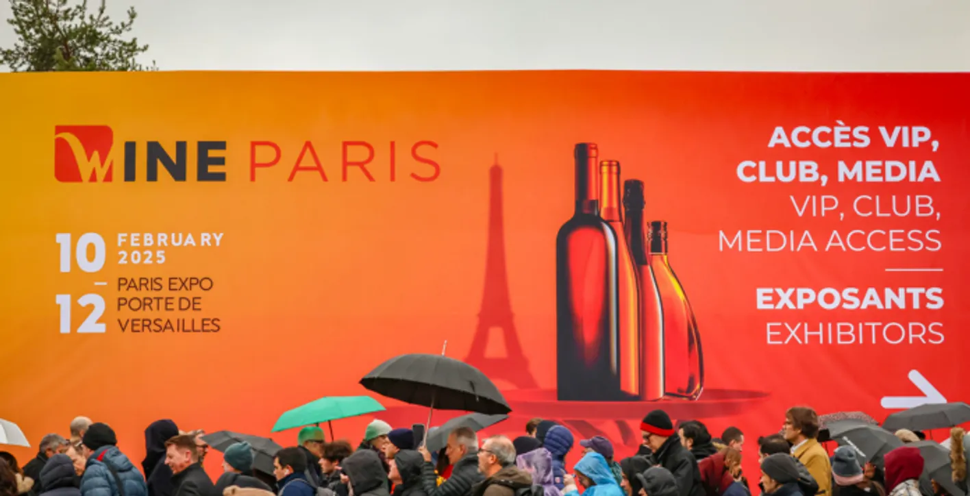 Wine Paris trade show entrance