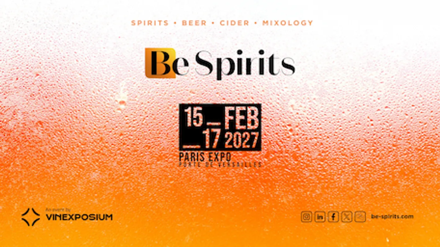 Be Spirits area at Wine Paris — premium spirits brands and cocktail trends