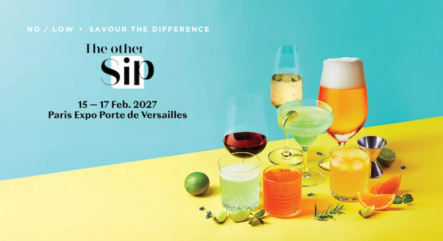 Assortment of low and no-alcohol drinks — Be No at Wine Paris