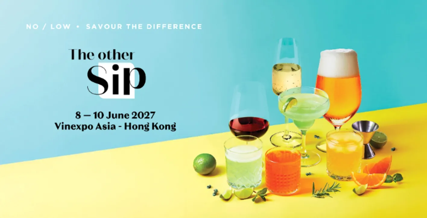 Be No promotional image featuring colorful alcohol-free beverages on a pastel background