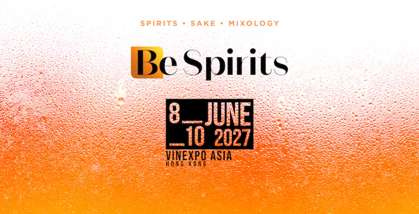 Key visual of the event Be Spirits, dedicated to spirits, mixology, sake, cider and other spirits.