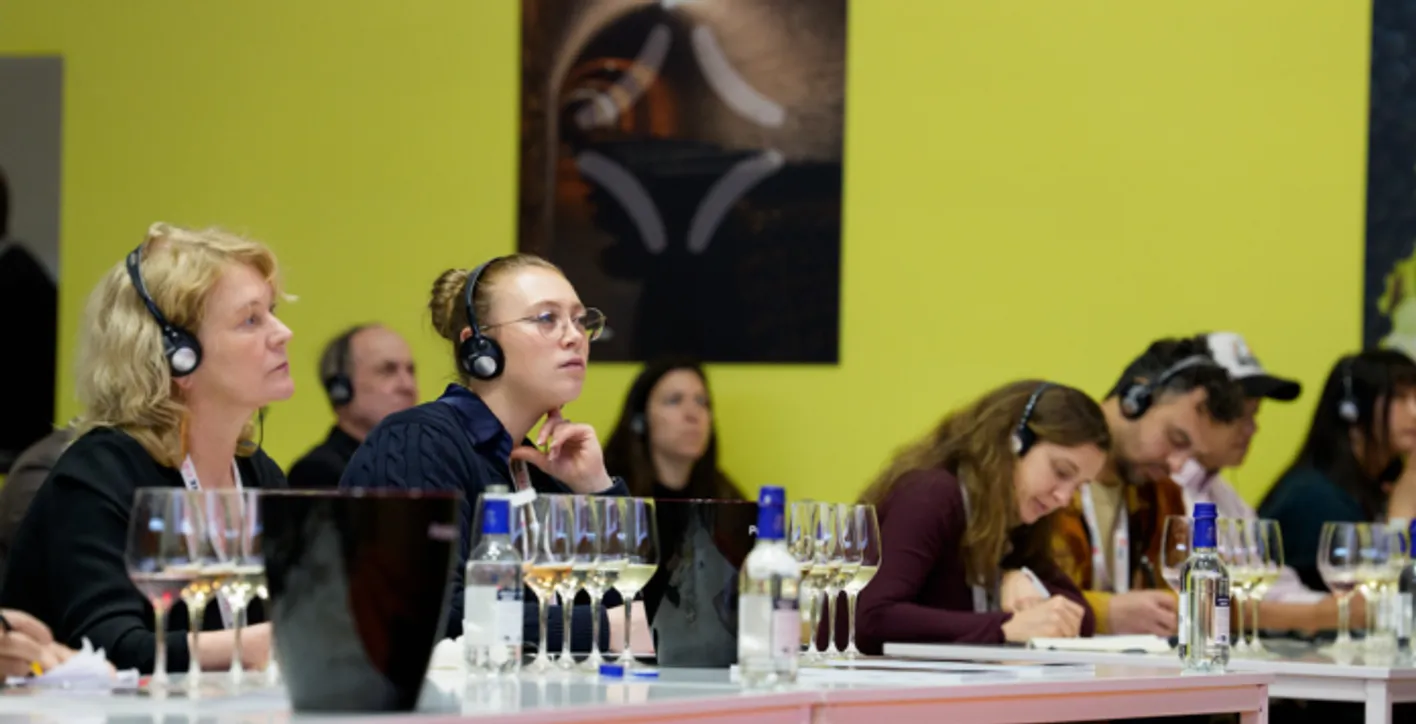 People listening to the academy sessions