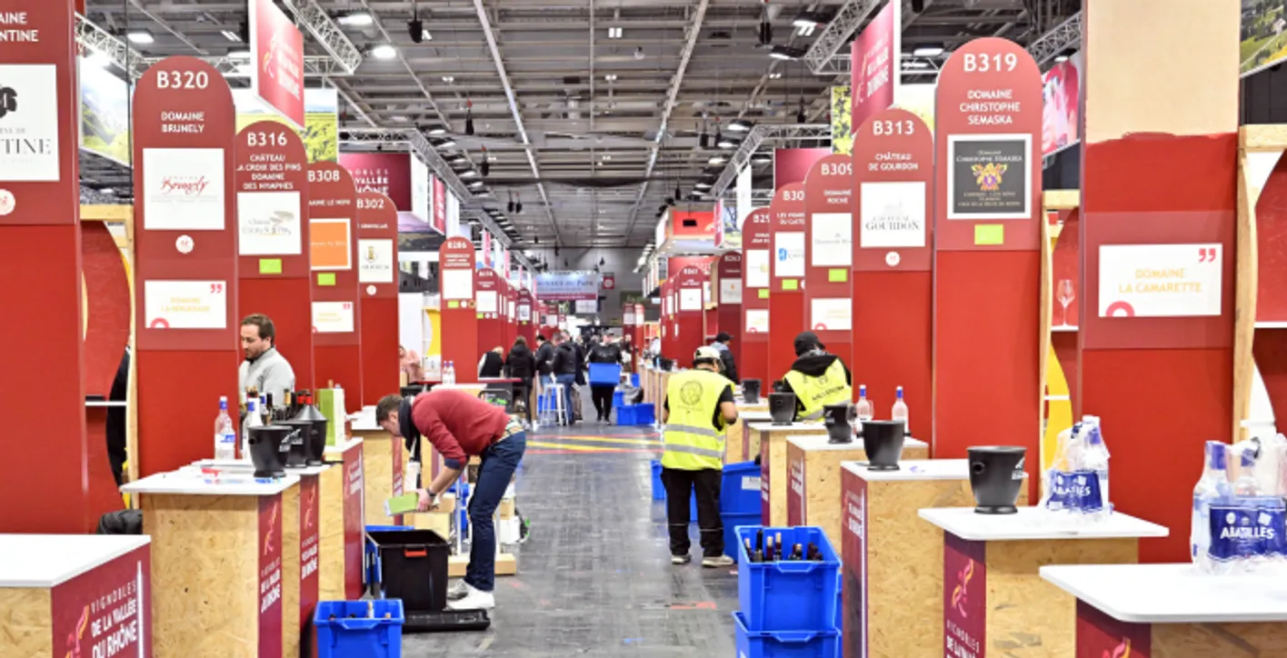Récolte des matériaux des stands et autres aménagements à usage unique