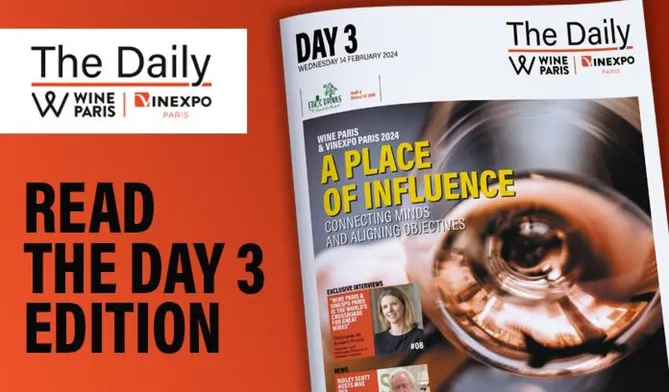 Read the Day 3 edition of The Daily Wine Paris & Vinexpo Paris 2024 Read the Day 3 edition of The Daily Wine Paris & Vinexpo Paris 2024